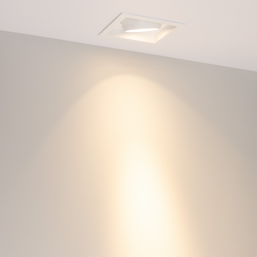 Светильник MS-VORTEX-BUILT-S140x140-30W Warm3000 (WH-WH, 17 deg, 230V) (Arlight, IP20 Металл, 5 лет)
