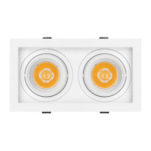 Светильник MS-VORTEX-BUILT-S210x117-2x20W Day4000 (WH-WH, 20 deg, 230V) (Arlight, IP20 Металл, 5 лет)