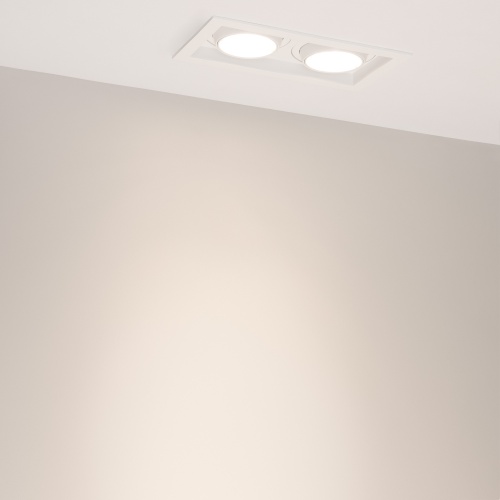 Светильник MS-VORTEX-BUILT-S210x117-2x20W Day4000 (WH-WH, 20 deg, 230V) (Arlight, IP20 Металл, 5 лет)