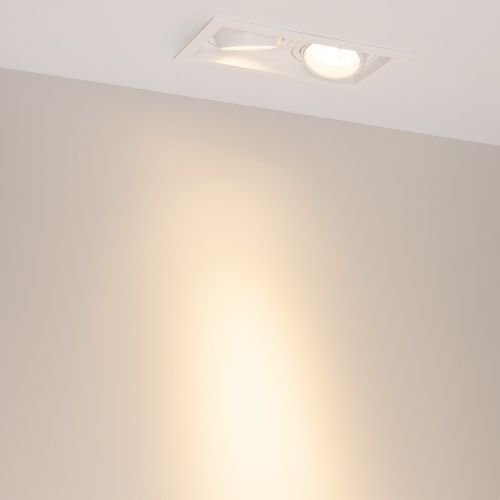Светильник MS-VORTEX-BUILT-S210x117-2x20W Warm3000 (WH-WH, 20 deg, 230V) (Arlight, IP20 Металл, 5 лет)