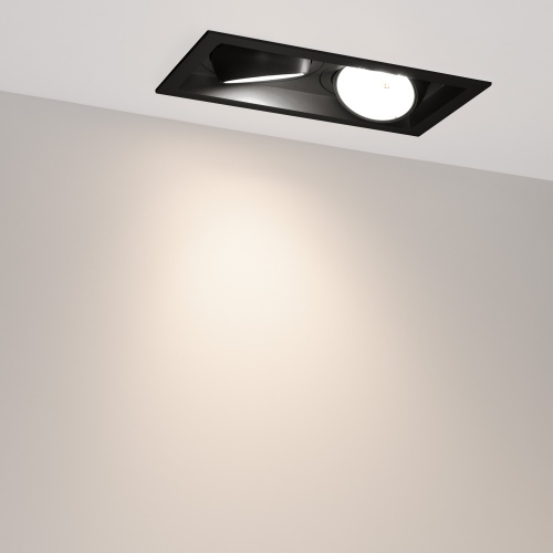 Светильник MS-VORTEX-BUILT-S250x140-2x30W Day4000 (BK-BK, 50 deg, 230V) (Arlight, IP20 Металл, 5 лет)