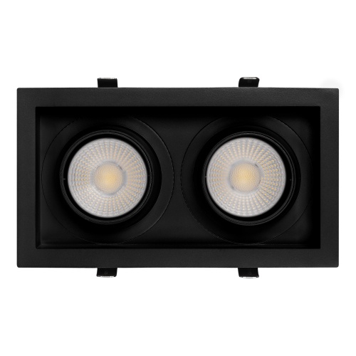 Светильник MS-VORTEX-BUILT-S250x140-2x30W Day4000 (BK-BK, 50 deg, 230V) (Arlight, IP20 Металл, 5 лет)