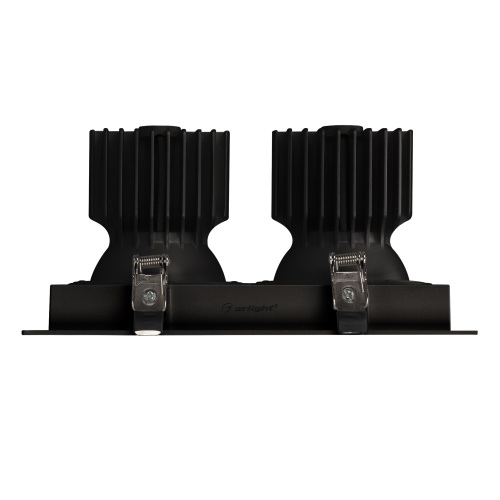 Светильник MS-VORTEX-BUILT-S250x140-2x30W Warm3000 (BK-BK, 30 deg, 230V) (Arlight, IP20 Металл, 5 лет)