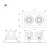 Светильник MS-VORTEX-BUILT-S250x140-2x30W Warm3000 (BK-BK, 30 deg, 230V) (Arlight, IP20 Металл, 5 лет)