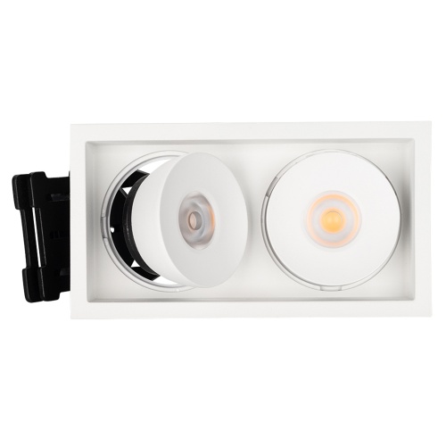 Светильник CL-SIMPLE-S148x80-2x9W Warm3000 (WH, 45 deg) (Arlight, IP20 Металл, 3 года)