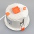 Светильник MS-ALORA-BUILT-R140-12W Day4000-MIX (WH, 40 deg, TRIAC) (Arlight, IP54 Пластик, 3 года)