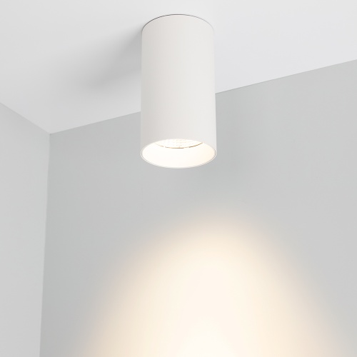 Светильник накладной SP-POLO-R85-1-15W Warm White 40deg (White, White Ring) (Arlight, IP20 Металл, 3 года)