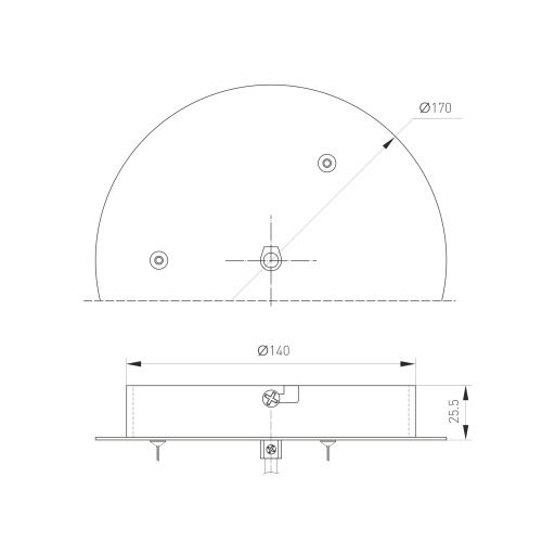 Подвес SPX-TB-1 Black (Arlight, Металл)