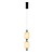 Светильник SP-CARAMELA-HANG-R120-7W Warm2700 (BK, 300 deg, 230V) (Arlight, IP20, Натуральный шелк, 3 года)