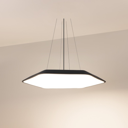 Светильник SP-TIARA-SLIM-HANG-H50-L800x720-75W Day4000 (BK, 160 deg, 230V) IP33 (Arlight, Металл)