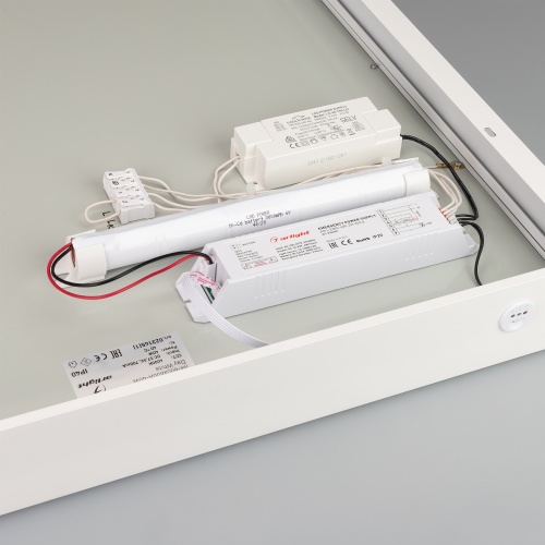 Светильник IM-EMERGENCY-3H-S600x600-40W Day4000 (WH, 120 deg, 230V) (Arlight, IP40 Металл, 2 года)