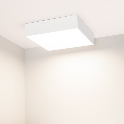 Светильник IM-QUADRO-EMERGENCY-3H-S250x250-28W Day4000 (WH, 120 deg, 230V) (Arlight, IP40 Металл, 2 года)