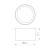 Кольцо антибликовое LGD-ANTIGLARE-RING-R85 (WH) (Arlight, Металл)