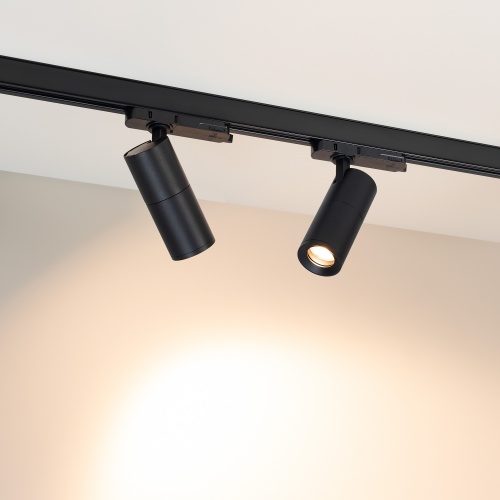 Светильник LGD-ARTEMIS-TRACK-4TR-R55-12W Warm2700 (BK, 8-80 deg, 230V, TRIAC) (Arlight, IP20 Металл, 5 лет)