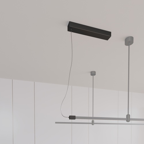 Потолочный короб ART-APRIORI-POWER-BOX-SIDE-L5000 (BK) (Arlight, IP20 Металл, 3 года)