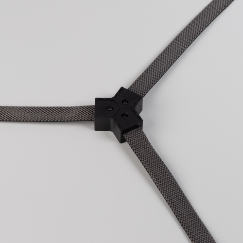 Коннектор тройной с питанием ART-INBELT-CON-T-POWER (BK, 48V) (Arlight, -)