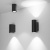 Светильник LGD-FORMA-WALL-TWIN-R90-2x12W Warm3000 (GR, 44 deg, 230V) (Arlight, IP54 Металл, 3 года) Светильник LGD-FORMA-WALL-TWIN-R90-2x12W Warm3000 (GR, 44 deg, 230V) (Arlight, IP54 Металл, 3 года)