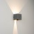 Светильник LGD-PERAN-WALL-S120x120-6W Warm3000 (BK, 0-80 deg, 230V) (Arlight, IP65 Бетон, 3 года)