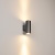 Светильник LGD-RAY-WALL-TWIN-R65-2x9W Warm3000 (GR, 23 deg, 230V) (Arlight, IP65 Металл, 3 года)