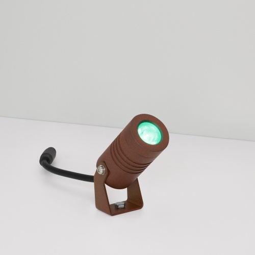 Светильник KT-RAY-COLOR-R42-6W RGB (RS, 25 deg, 12V) (Arlight, IP67 Металл, 3 года)