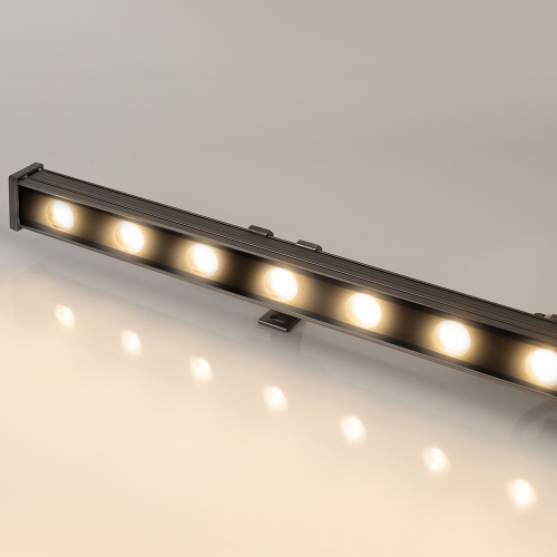 Линейный прожектор AR-LINE-1000-18W Warm3000 (GR, 30 deg, 230V) (Arlight, IP65 Металл, 3 года)