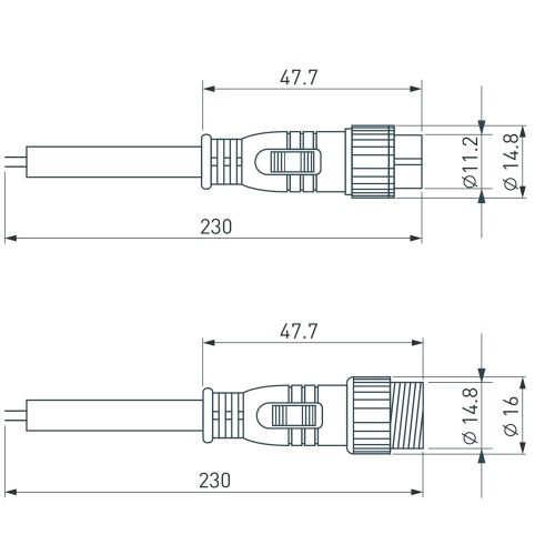 Коннектор подключения ARL-LINE-4pin (DMX512) (Arlight, Закрытый)