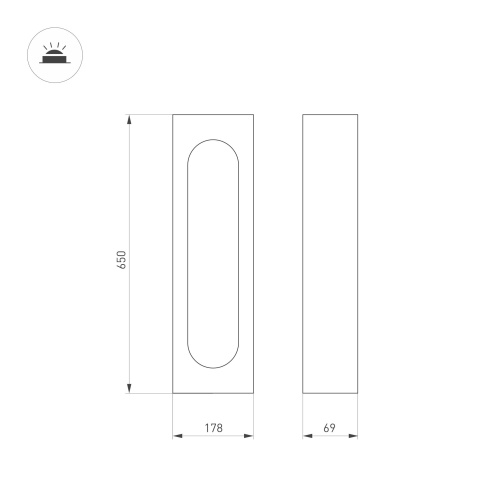 Светильник LGD-MUSE-BOLL-H650-12W Warm3000 (DG, 296 deg, 230V) (Arlight, IP65 Металл, 3 года)