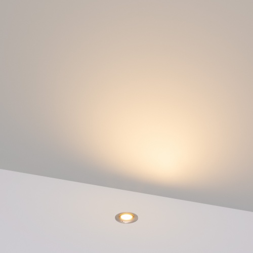 Светильник ART-PELURU-GROUND-R23-1W Warm3000 (SL, 100 deg, 24V) (Arlight, IP67 Металл, 3 года)