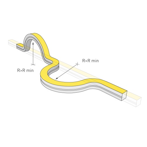 Гибкий неон ARL-MOONLIGHT-1515-3D 24V Warm (1m) (Arlight, 6.8 Вт/м, IP67)