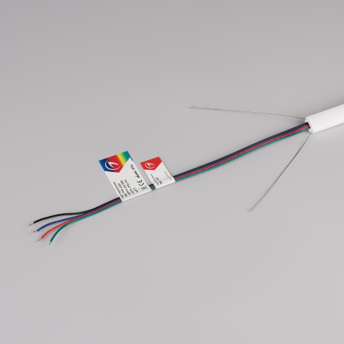 Лента герметичная WAVE-TOP-A240-18x15mm 24V RGB (10 W/m, IP54, 5m, wire x1) (Arlight, Вывод прямой, 3 года)