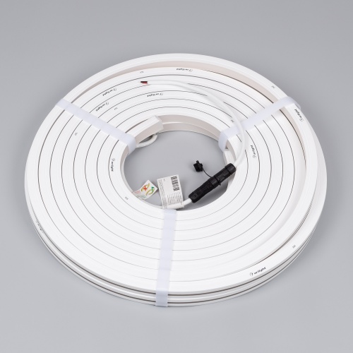 Лента герметичная MOONLIGHT-TOP-X280-16x16mm 24V Warm2300 (10 W/m, IP67, 15m, wire x1) (Arlight, Вывод боковой, 5 лет)
