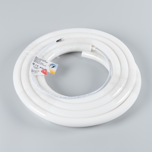 Лента герметичная MOONLIGHT-TOP-M768-D18mm 24V White-MIX 360deg (14.4 W/m, IP65, 2216, 5m, wire x1) (Arlight, Вывод прямой, 3 года)