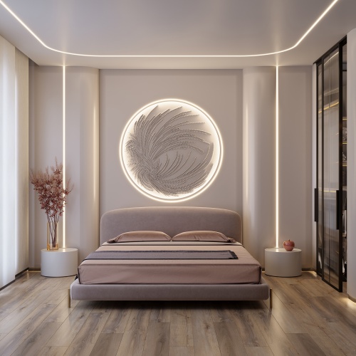Лента герметичная MOONLIGHT-SIDE-M384-4x10mm 24V White-MIX (7.2 W/m, IP65, 5m, wire x1) (Arlight, Силикон)
