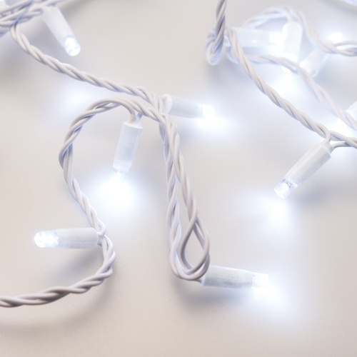 Светодиодная гирлянда ARD-STRING-CLASSIC-10000-WHITE-100LED-STD WHITE (230V, 7W) (Ardecoled, IP65, 1 год)