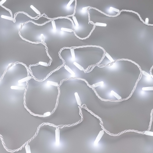 Светодиодная гирлянда ARD-STRING-CLASSIC-10000-WHITE-100LED-MILK-STD White (230V, 7W) (Ardecoled, IP65, 1 год)