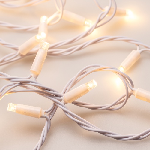 Светодиодная гирлянда ARD-STRING-PRO-10000-WHITE-100LED-STD WARM (230V, 7W) (Ardecoled, IP65, 2 года)