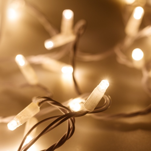Светодиодная гирлянда ARD-STRING-PRO-10000-WHITE-100LED-STD WARM (230V, 7W) (Ardecoled, IP65, 2 года)