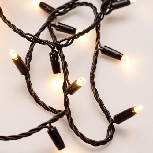 Светодиодная гирлянда ARD-STRING-PRO-10000-BLACK-100LED-STD WARM (230V, 7W) (Ardecoled, IP65, 2 года)