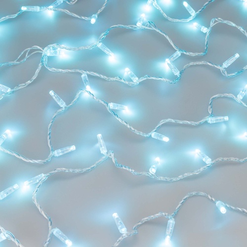 Светодиодная гирлянда ARD-STRING-CLASSIC-1000-CLEAR-100LED-PULSE Azure (230V, 7W) (Ardecoled, IP65, 1 год)