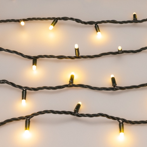 Светодиодная гирлянда ARD-STRING-PRO-1000-GREEN-100LED-MILK-PULSE Warm (230V, 7W) (Ardecoled, IP65, 2 года)