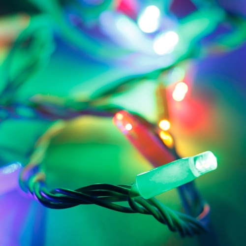 Светодиодная гирлянда ARD-STRING-CLASSIC-10000-WHITE-100LED-LIVE RGB (230V, 7W) (Ardecoled, IP65, 1 год)