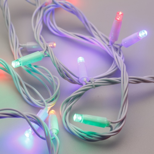 Светодиодная гирлянда ARD-STRING-CLASSIC-10000-WHITE-100LED-LIVE RGB (230V, 7W) (Ardecoled, IP65, 1 год)
