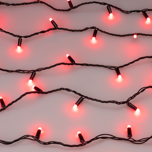 Светодиодная гирлянда ARD-STRING-CLASSIC-10000-BLACK-100LED-MILK-SYNC RGB (230V, 6.5W) (Ardecoled, IP65, 1 год)