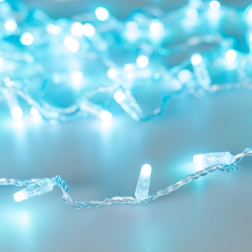 Светодиодная гирлянда ARD-STRING-CLASSIC-20000-CLEAR-200LED-SYNC RGB (230V, 13W) (Ardecoled, IP65, 1 год)