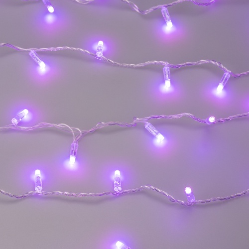 Светодиодная гирлянда ARD-STRING-CLASSIC-20000-CLEAR-200LED-SYNC RGB (230V, 13W) (Ardecoled, IP65, 1 год)