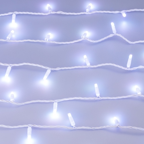 Светодиодная гирлянда ARD-STRING-CLASSIC-10000-WHITE-100LED-LIVE RGB-DMX (24V, 10W) (Ardecoled, IP65, 1 год)