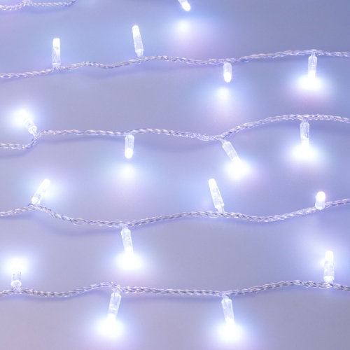 Светодиодная гирлянда ARD-STRING-CLASSIC-10000-CLEAR-100LED-LIVE RGB-DMX (24V, 10W) (Ardecoled, IP65, 1 год)