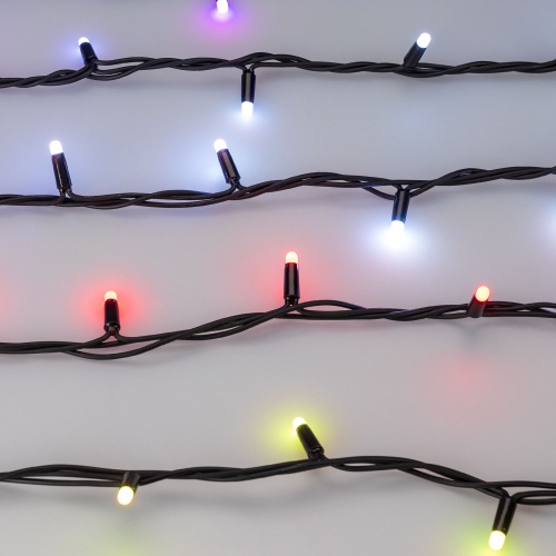 Светодиодная гирлянда ARD-STRING-PRO-10000-BLACK-95LED-MILK-LIVE RGBW-DMX (24V, 10W) (Ardecoled, IP65, 2 года)