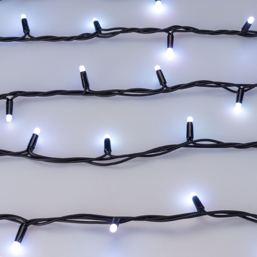 Светодиодная гирлянда ARD-STRING-PRO-10000-BLACK-95LED-MILK-LIVE RGBW-DMX (24V, 10W) (Ardecoled, IP65, 2 года)