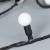 Светодиодная гирлянда ARD-BALL-PRO-D23-10000-BLACK-80LED RGB (230V, 7W) (Ardecoled, IP65)